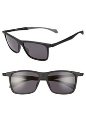 Hugo Boss BOSS 1078/S 57mm Sunglasses in Matte Black at Nordstrom