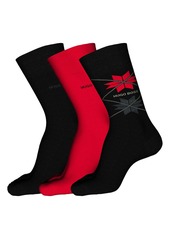 Hugo Boss BOSS 3-Pack Assorted Crew Socks Gift Set