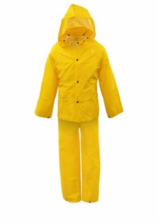 Hugo Boss Boss 3PR0300YL  Yellow 3-Piece Lined PVC Rain Suit