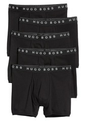 Hugo Boss BOSS 5-Pack Boxer Briefs in Black at Nordstrom