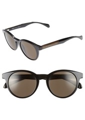 Hugo Boss BOSS 50mm Sunglasses in Black Crystal/Brown Grey at Nordstrom
