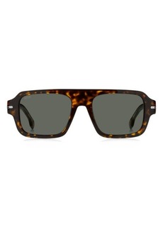 Hugo Boss BOSS 53mm Flat Top Sunglasses