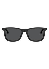 Hugo Boss BOSS 55mm Polarized Rectangle Sunglasses