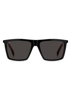 Hugo Boss BOSS 56mm Flat Top Sunglasses
