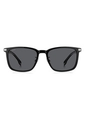 Hugo Boss BOSS 57mm Rectangular Sunglasses