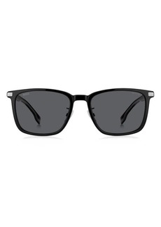 Hugo Boss BOSS 57mm Rectangular Sunglasses