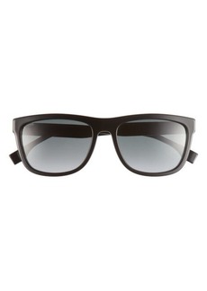 Hugo Boss BOSS 58mm Polarized Rectangular Sunglasses