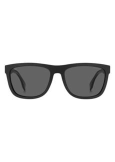 Hugo Boss BOSS 58mm Polarized Rectangular Sunglasses