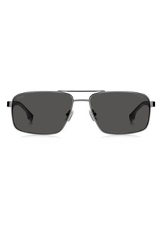 Hugo Boss BOSS 59mm Aviator Sunglasses