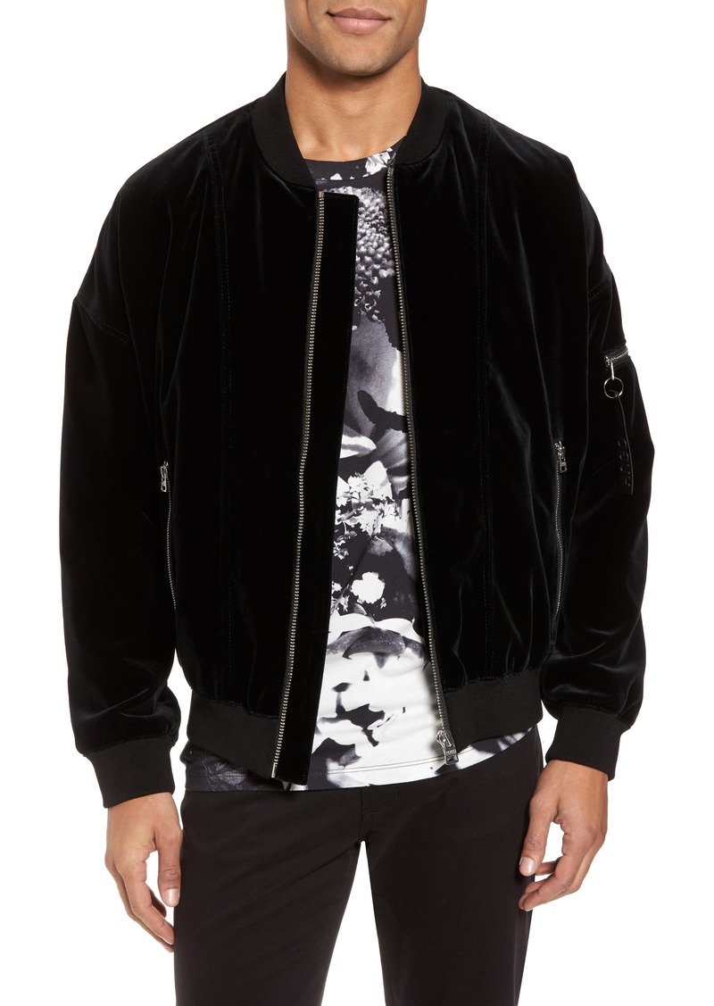 Hugo Boss BOSS Bitrel Velvet Bomber Jacket | Outerwear