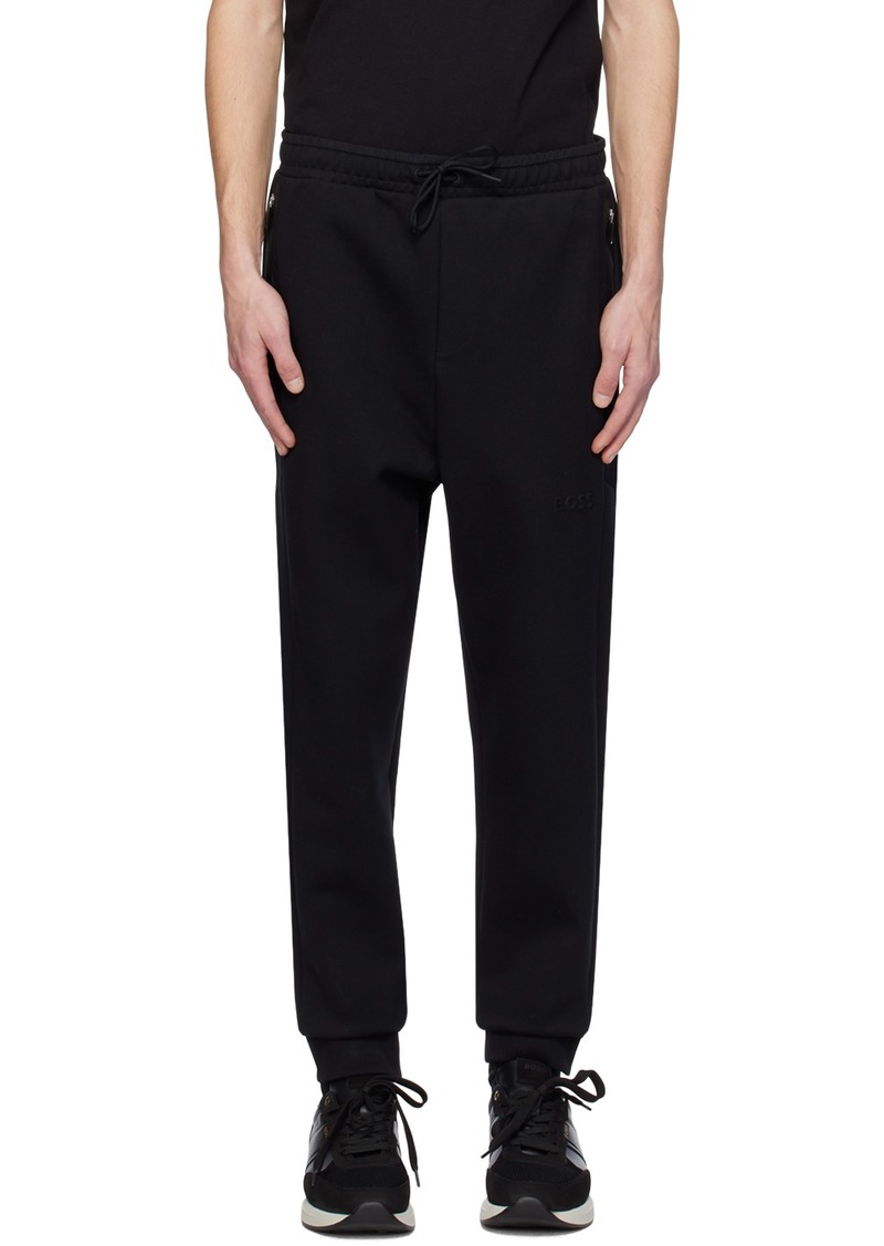 Hugo Boss BOSS Black Drawstring Track Pants