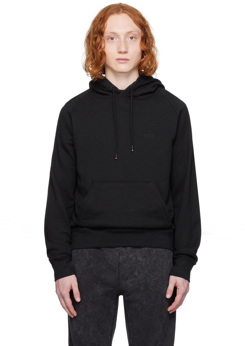 Hugo Boss BOSS Black Embroidered Hoodie