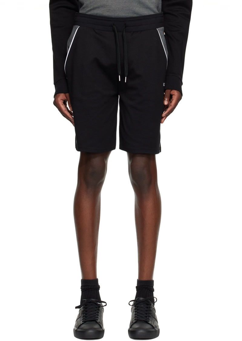 Hugo Boss BOSS Black Embroidered Logo Shorts