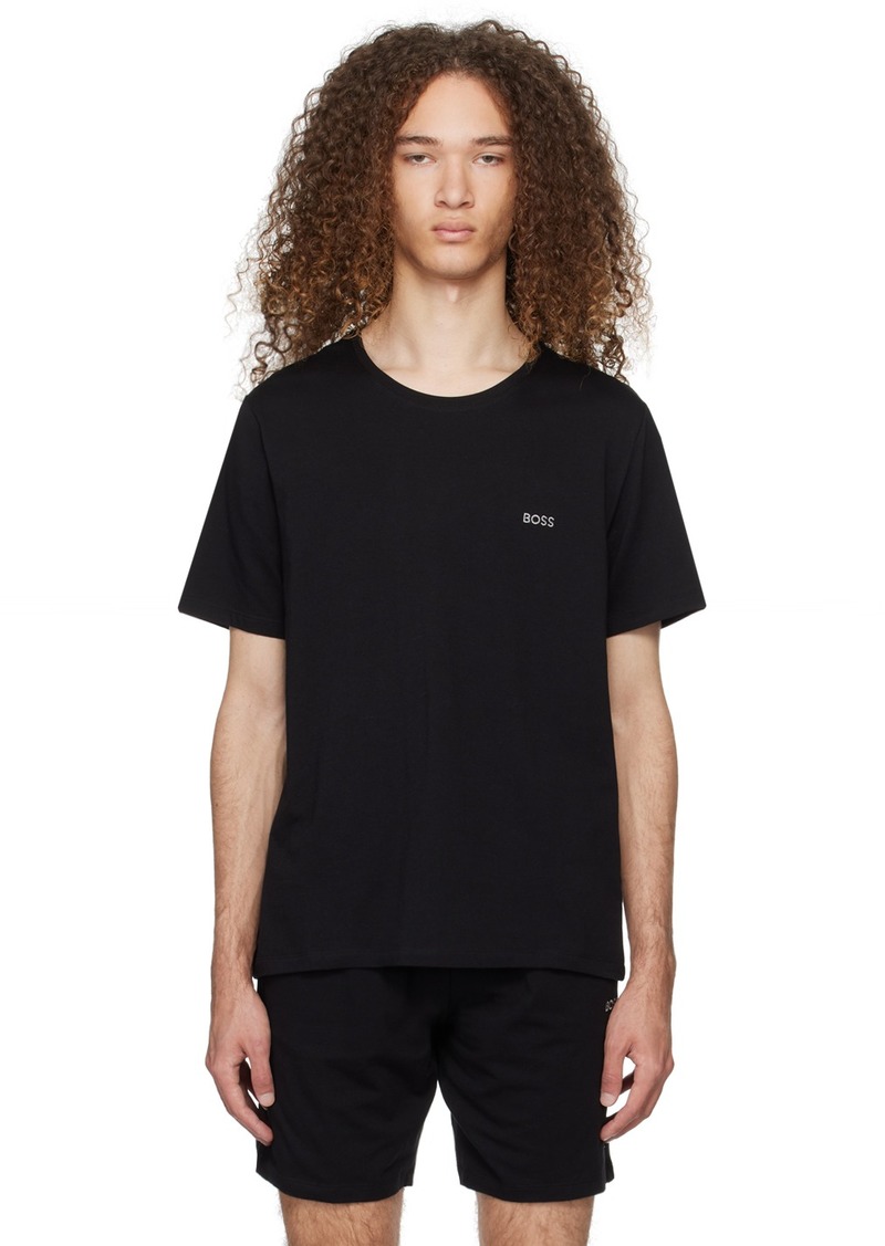 Hugo Boss BOSS Black Embroidered T-Shirt