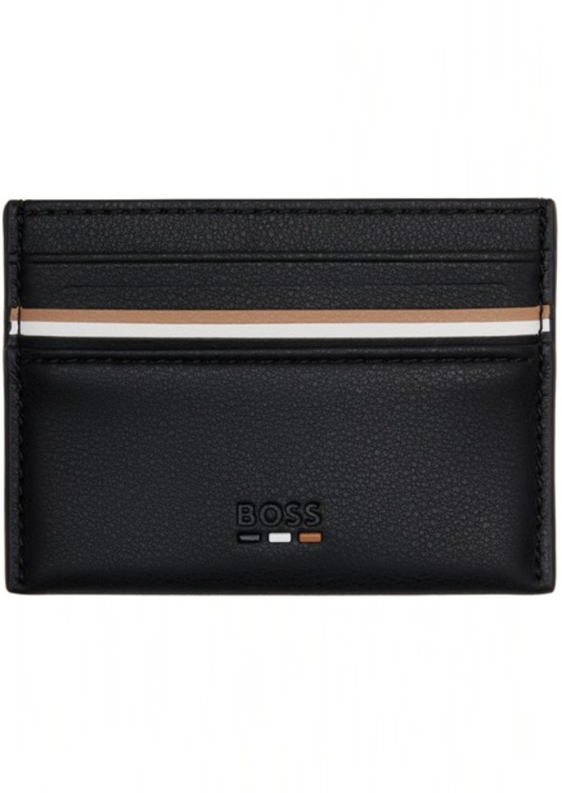 Hugo Boss BOSS Black Faux-Leather Card Holder