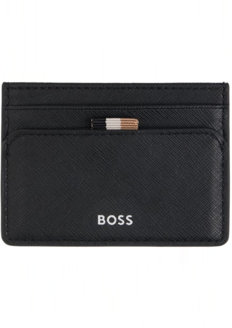 Hugo Boss BOSS Black Faux-Leather Card Holder