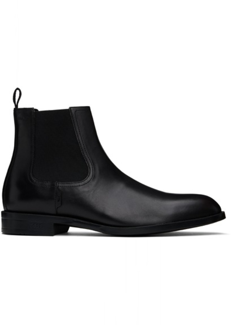 Hugo Boss BOSS Black Leather Chelsea Boots