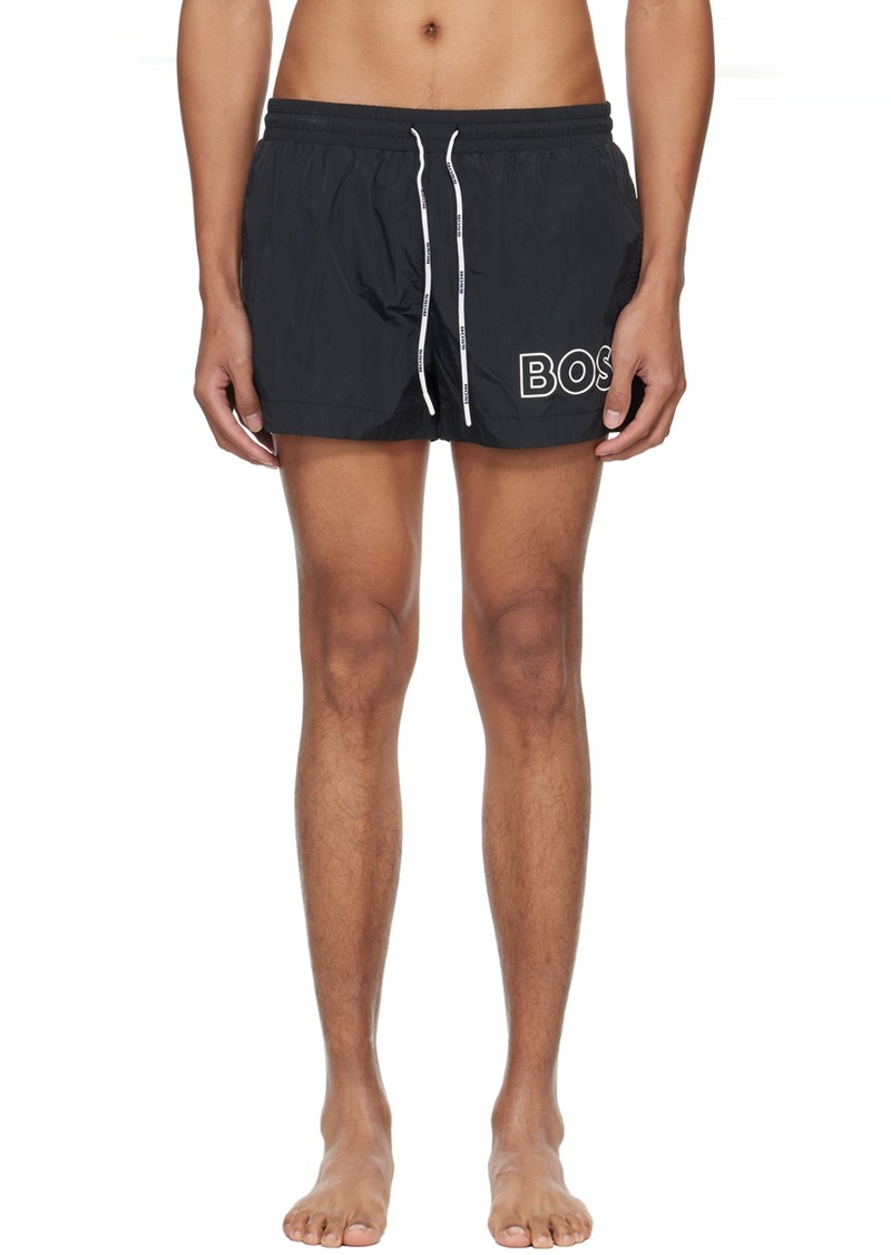 Hugo Boss BOSS Black Outline Swim Shorts