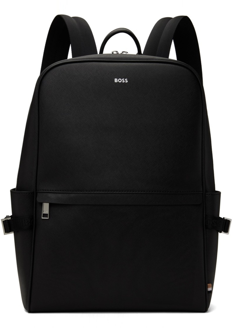 Hugo Boss BOSS Black Saffiano Leather Backpack