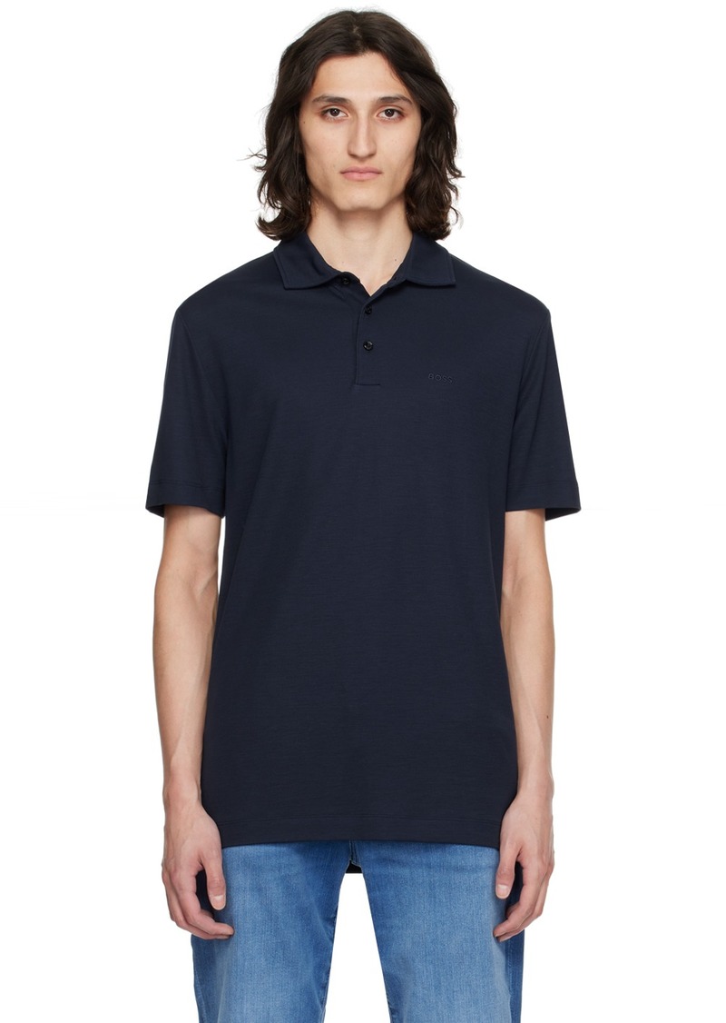 Hugo Boss BOSS Blue Button Polo