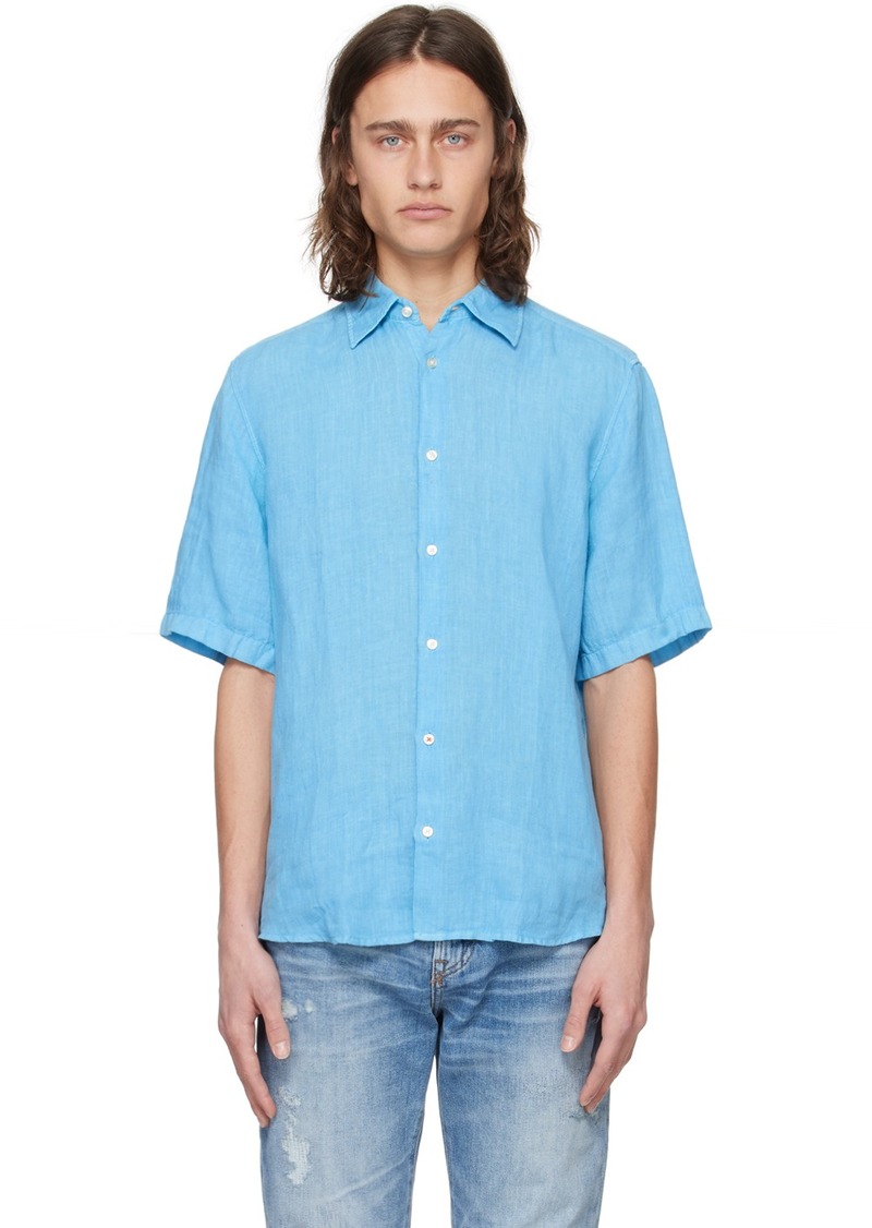 Hugo Boss BOSS Blue Regular-Fit Shirt
