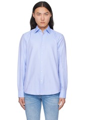 Hugo Boss BOSS Blue Spread Collar Shirt