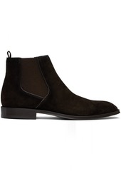 Hugo Boss BOSS Brown Leather Chelsea Boots