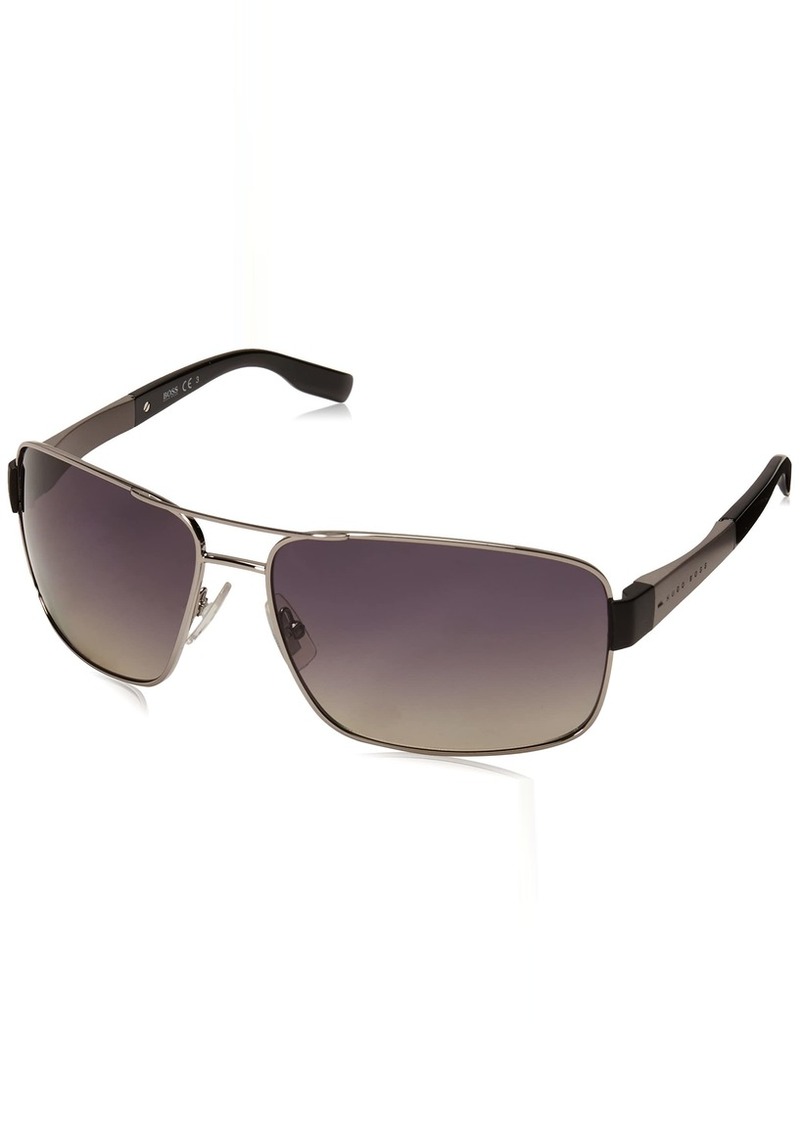 Hugo Boss BOSS Men's 0521/S Wrap Polarized Sunglasses