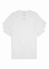 Hugo Boss Boss Classic Cotton Embroidered Logo Crewneck Tees, Pack of 3