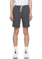 Hugo Boss BOSS Gray Embroidered Shorts