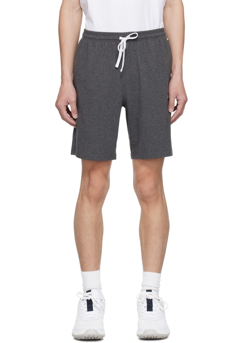Hugo Boss BOSS Gray Embroidered Shorts