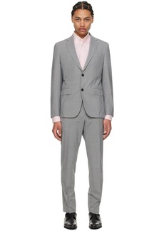 Hugo Boss BOSS Gray Slim-Fit Suit