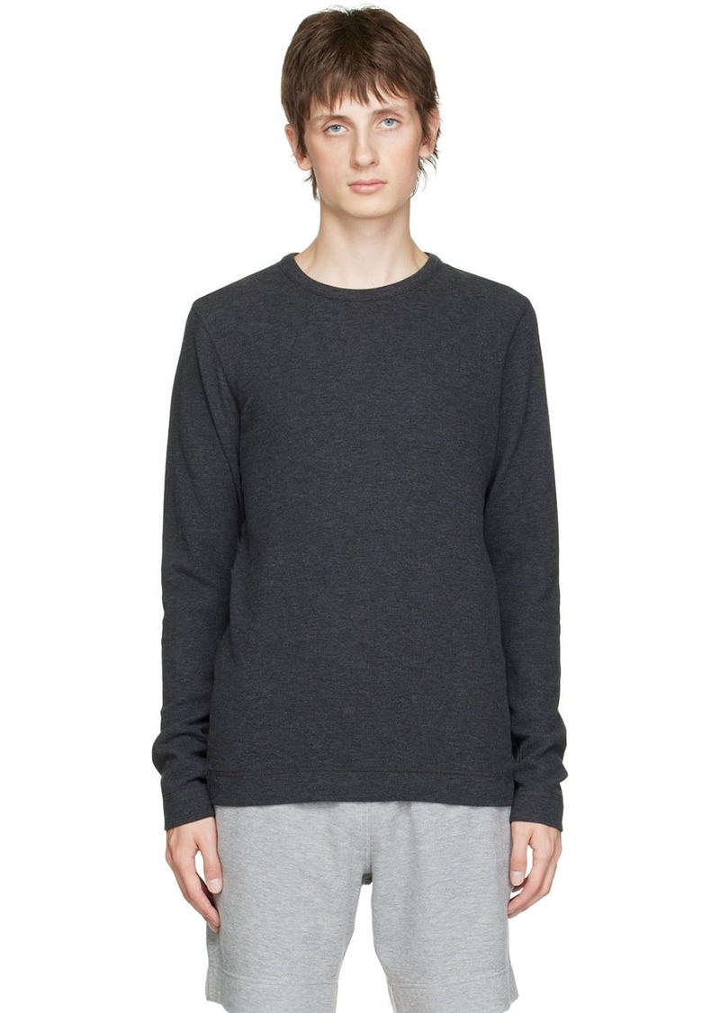 Hugo Boss BOSS Gray Tempest Long Sleeve T-Shirt