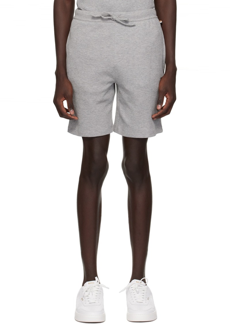 Hugo Boss BOSS Gray Two-Pocket Shorts