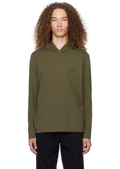 Hugo Boss BOSS Green Embroidered Hoodie