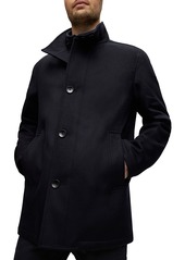 Hugo Boss Boss H-Coxtan-224 1024403 Wool & Cashmere Attached Bib Coat