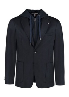 Hugo Boss BOSS HANRY SINGLE-BREASTED TWO-BUTTON JACKET