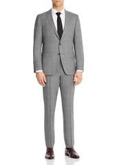 Hugo Boss BOSS Huge/Genius Wool Tonal Plaid Slim Fit Suit