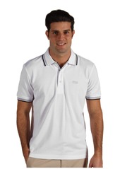 Hugo Boss BOSS Mens Paddy Short Sleeve Polo Shirt Classic White  US