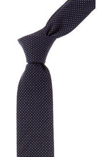 BOSS Hugo Boss Dark Blue Dots Wool-Blend Tie