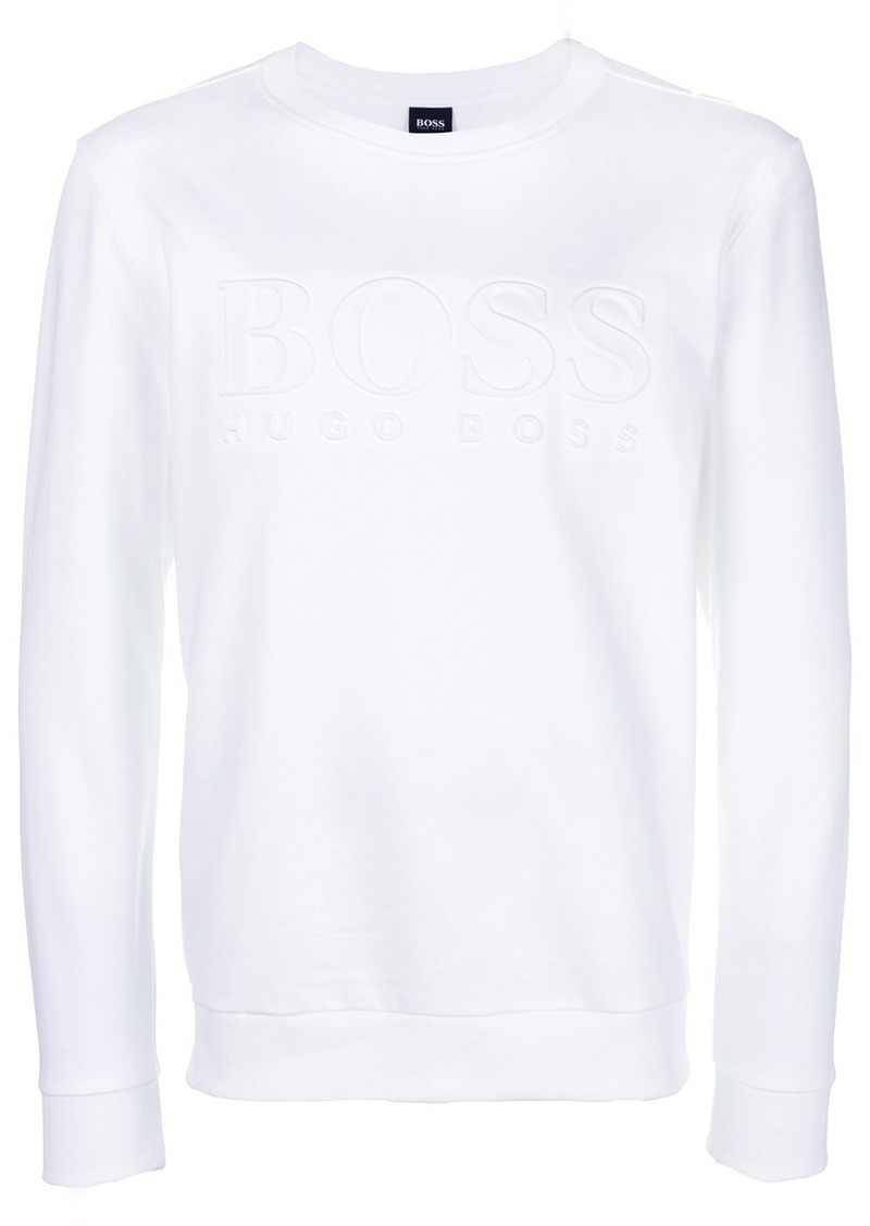 hugo boss embossed sweatshirt