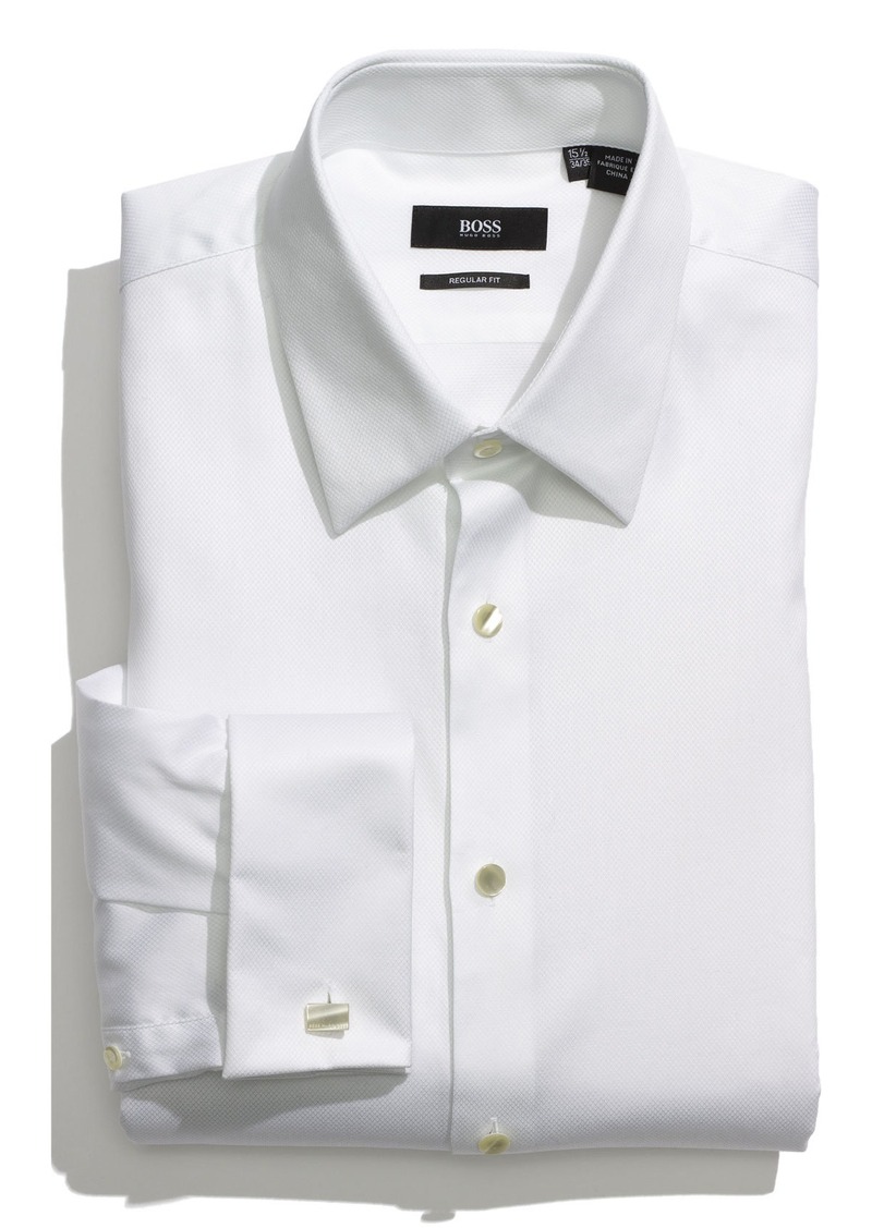 Hugo Boss BOSS 'Emmery' US Regular Fit French Cuff Tuxedo Shirt | Dress ...