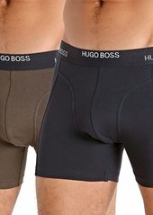Hugo Boss BOSS Men's 2 Pack Stretch Cotton Boxer Brief  S