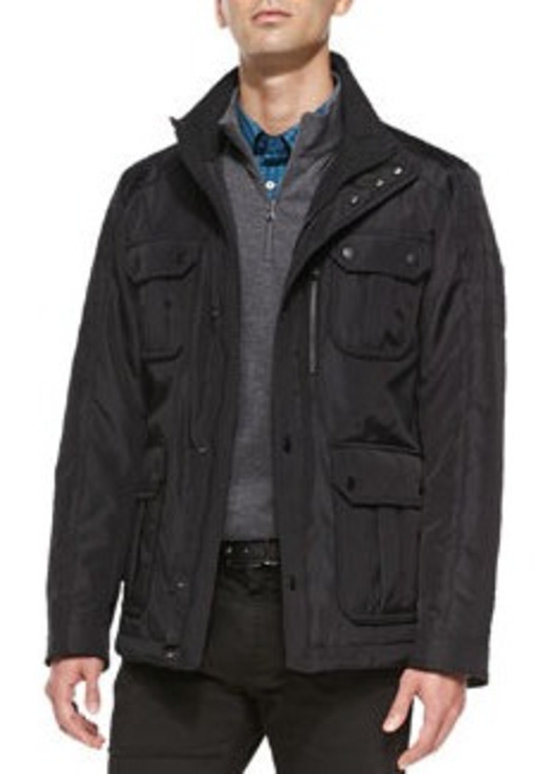 Hugo Boss Boss Hugo Boss Nylon Field Jacket, Black | Outerwear