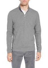 hugo boss quarter zip pullover