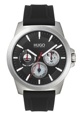 Hugo Boss BOSS HUGO Twist Multifunction Silicone Strap Watch
