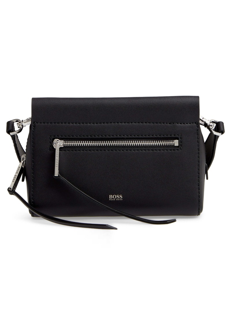 hugo boss leather crossbody bag