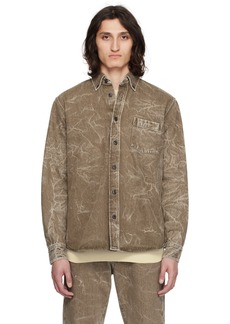 Hugo Boss BOSS Khaki Button Denim Shirt