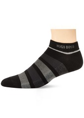 Hugo Boss BOSS Men's 2-Pack Small Pattern Combed Cotton Ankle Socks