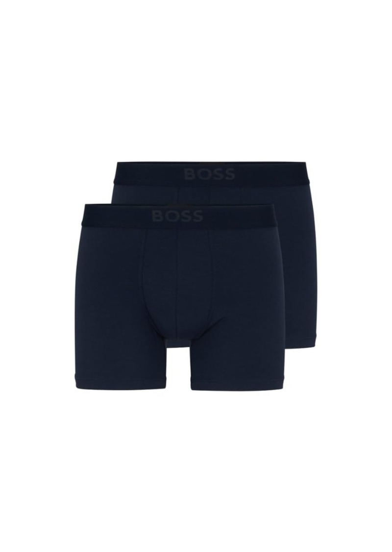 Hugo Boss BOSS mens 2-pack Soft Modal Boxer Briefs   US